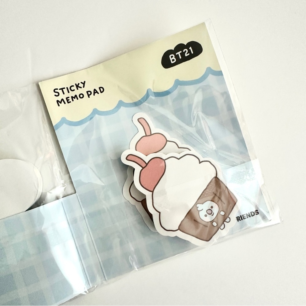 NWT BT21 Baby Bakery Shop Sticky Memo Pads - Chimmy - Picture 2 of 3